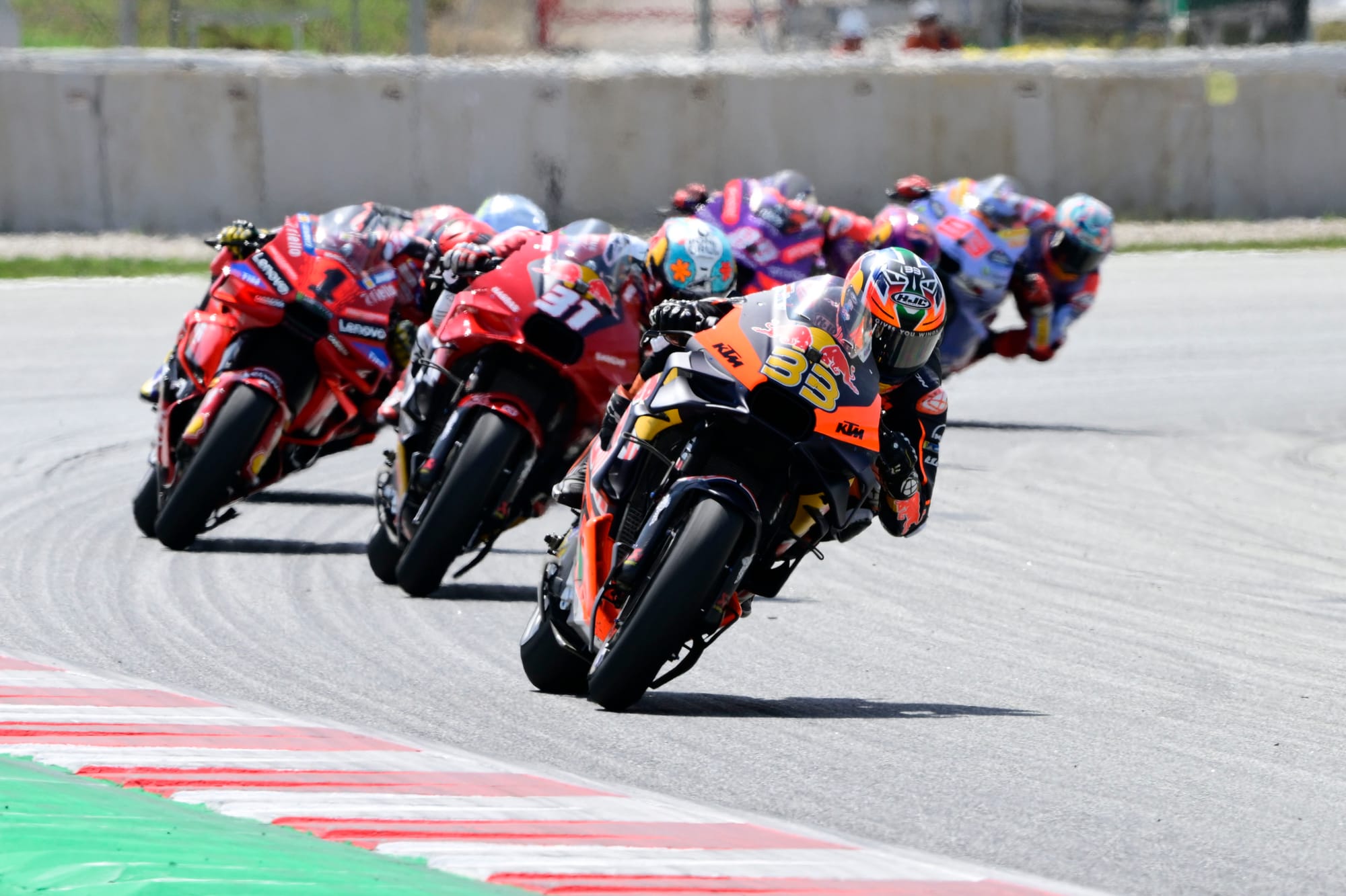 Brad Binder KTM Barcelona MotoGP sprint 2024