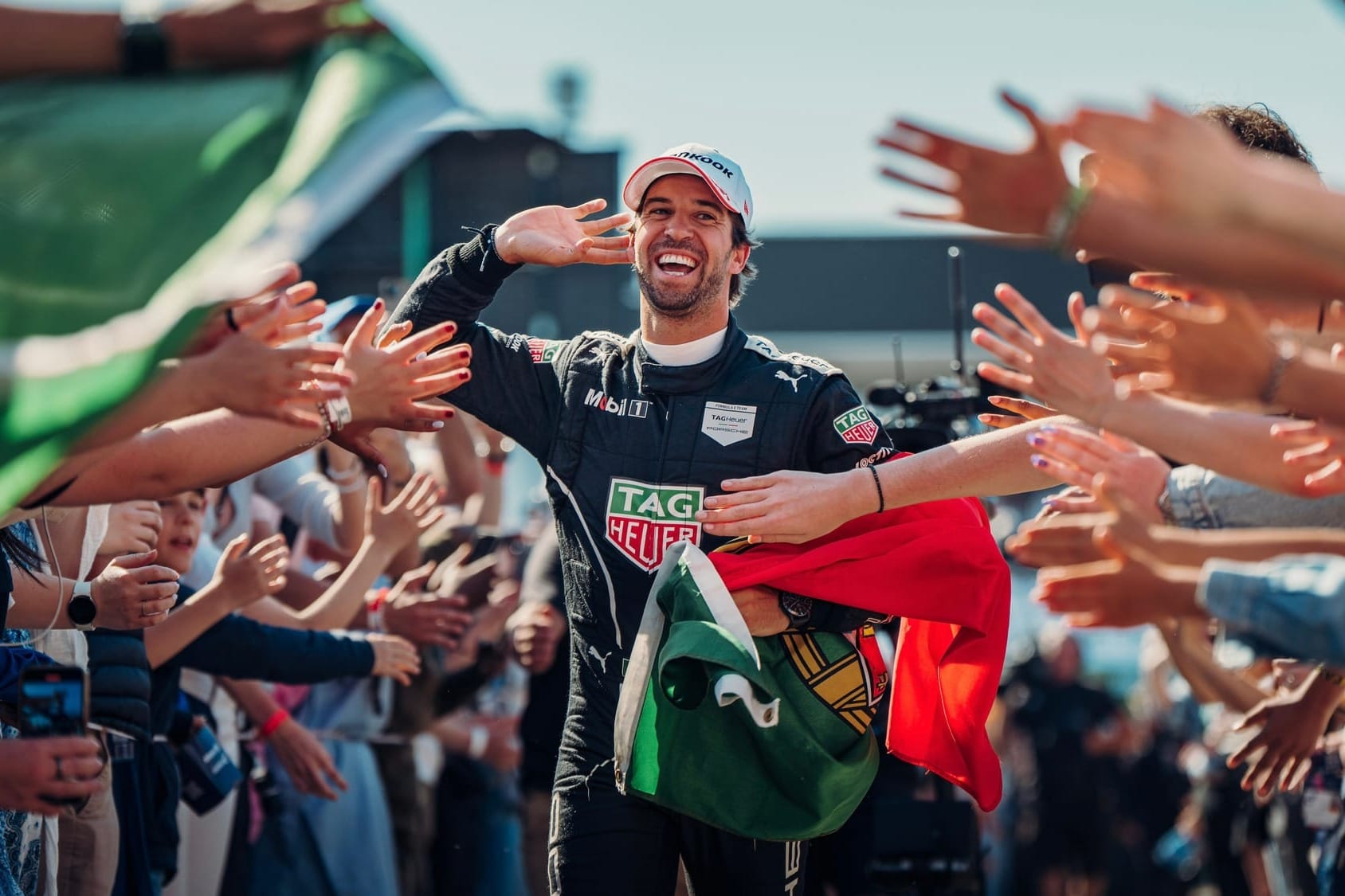 Antonio Felix da Costa, Porsche, wins in Berlin