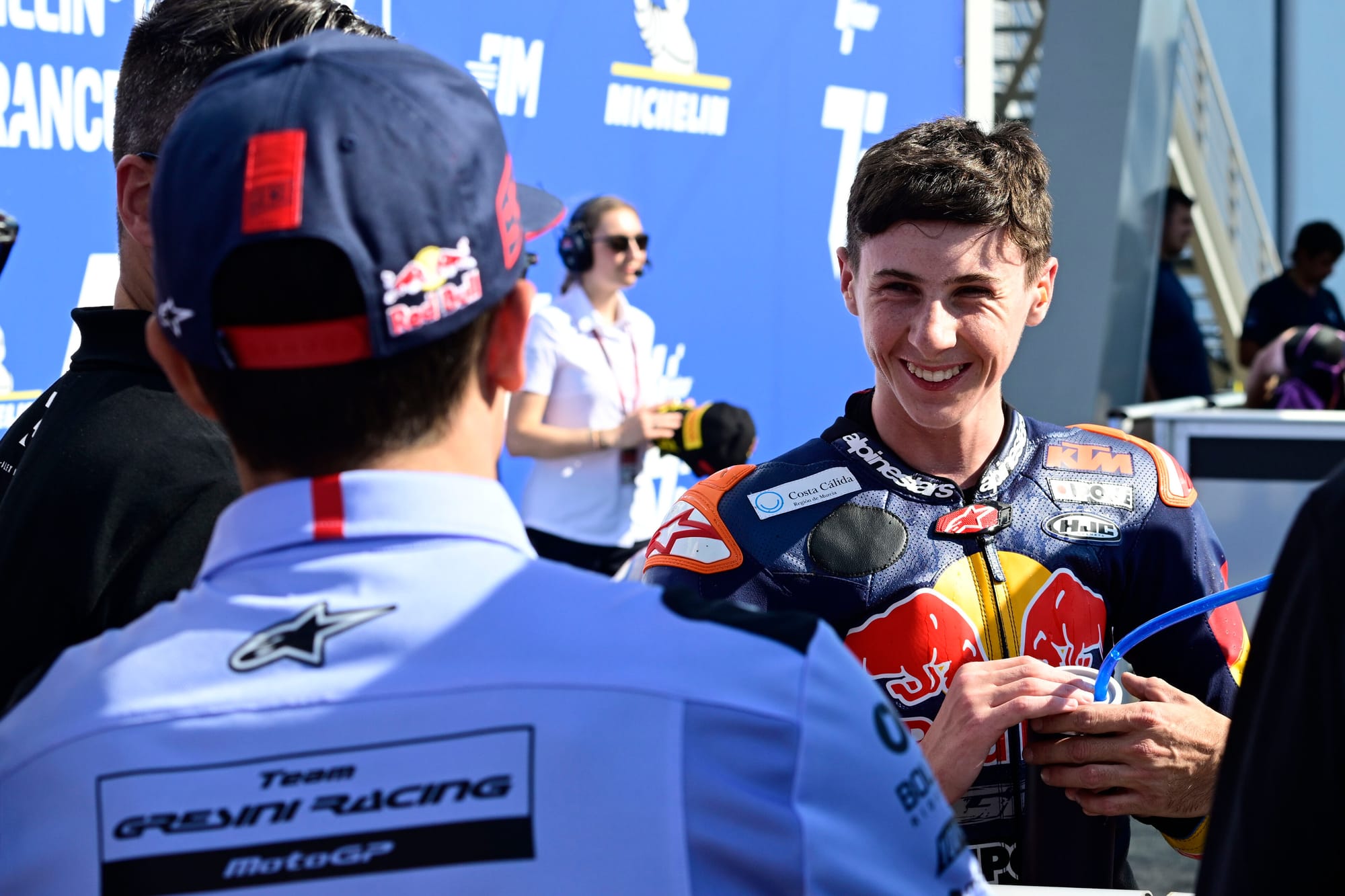 Marc Marquez and Maximo Quiles